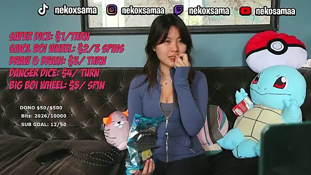 Snapshot of nekoxwaifu chatting on July 4, 2026, 12:53 pm nekoxwaifu online show from July 4, 2026, 12:53 pm