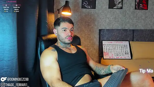 thiago ferrari  online show from July 14, 2026, 10:38 pm
