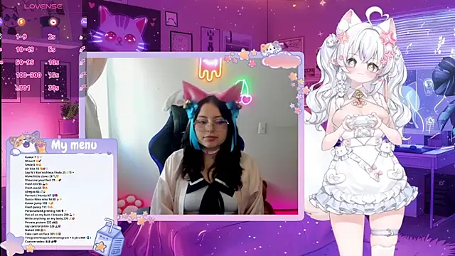 Snapshot of kanekko chatting on January 9, 2026, 6:48 pm kanekko online show from January 9, 2026, 6:48 pm