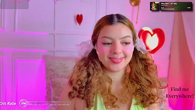 AriaHeavens online show from March 23, 2026, 7:25 pm