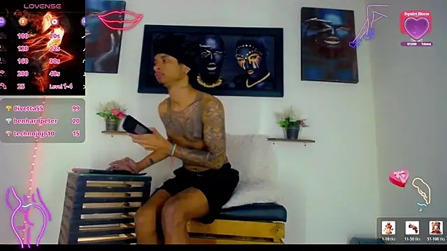 Tatoo Noah online show from March 25, 2026, 1:21 pm