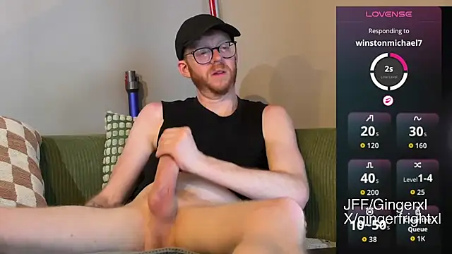 Gingerxl8 online show from June 14, 2026, 2:24 am