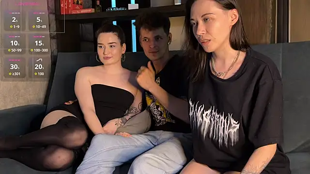 Snapshot of Three_Some_Dream chatting on June 18, 2026, 4:01 pm Three Some Dream online show from June 18, 2026, 4:01 pm