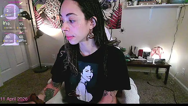 Snapshot of gunzinrose chatting on April 12, 2026, 4:21 pm gunzinrose online show from April 12, 2026, 4:21 pm