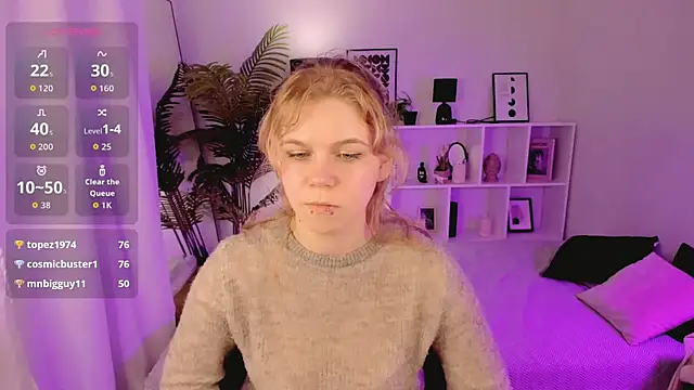 ElizabethVane online show from May 3, 2026, 5:27 pm