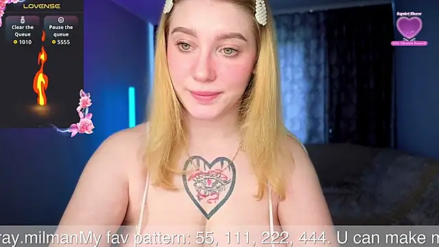AliceMilr online show from May 10, 2026, 9:24 am