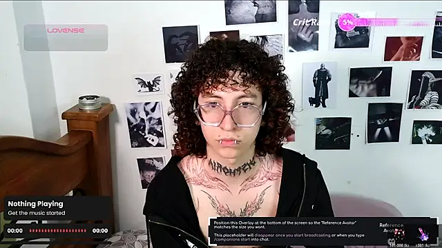 Snapshot of YourGothFemboy chatting on May 20, 2026, 12:40 am YourGothFemboy online show from May 20, 2026, 12:40 am