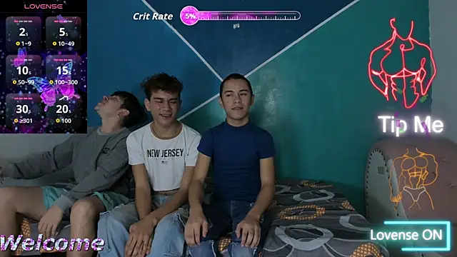 wild boys zs online show from July 12, 2026, 5:30 am