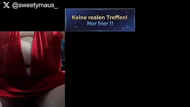 Sweety Maus online show from July 10, 2026, 3:34 pm