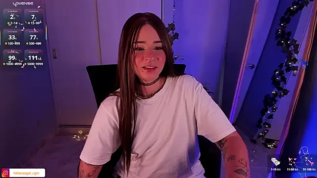 Fallengangel online show from September 12, 2025, 5:02 pm