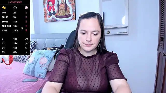 angelaagomez online show from June 15, 2026, 9:14 pm