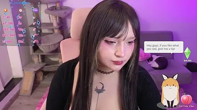 KuroChan420 online show from February 14, 2026, 1:06 am