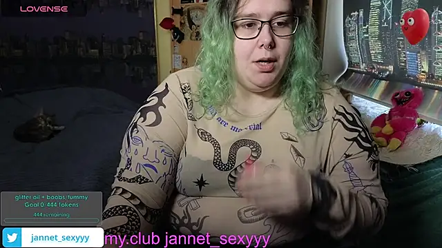 Snapshot of JannetPie chatting on February 28, 2026, 7:52 am JannetPie online show from February 28, 2026, 7:52 am