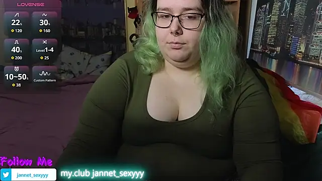 JannetPie online show from March 16, 2026, 1:59 pm