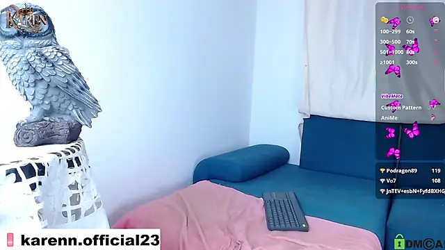 karen sofia  online show from March 20, 2025, 2:19 am