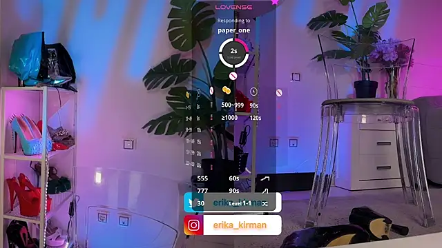 Snapshot of Erika_Kirman chatting on June 16, 2026, 10:04 am Erika Kirman online show from June 16, 2026, 10:04 am
