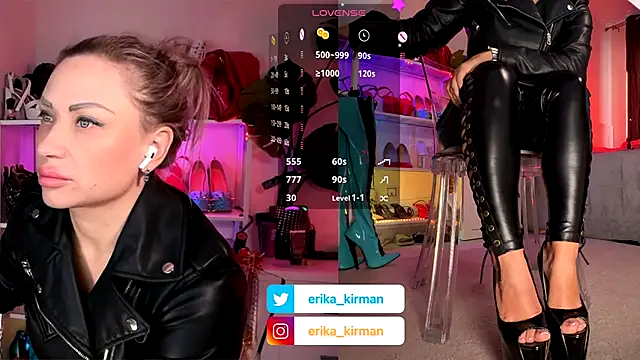 Erika Kirman online show from November 6, 2025, 10:30 am