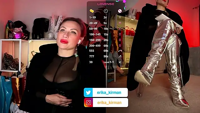 Snapshot of Erika_Kirman chatting on January 16, 2026, 1:04 pm Erika Kirman online show from January 16, 2026, 1:04 pm