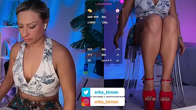 Snapshot of Erika_Kirman chatting on June 30, 2026, 12:05 pm Erika Kirman online show from June 30, 2026, 12:05 pm