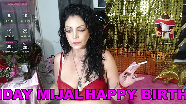 Snapshot of mijal_queen chatting on March 8, 2025, 8:44 am mijal queen online show from March 8, 2025, 8:44 am