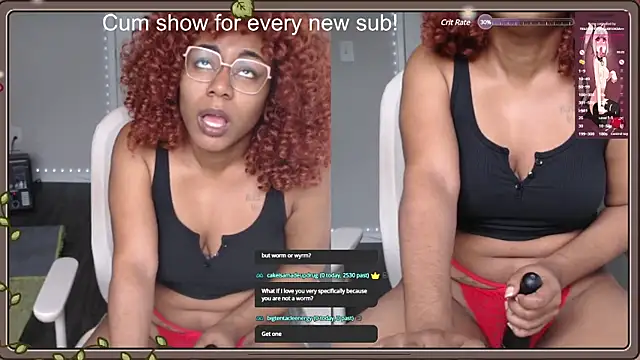 Snapshot of Cheybaaee chatting on February 23, 2025, 6:45 pm Cheybaaee online show from February 23, 2025, 6:45 pm