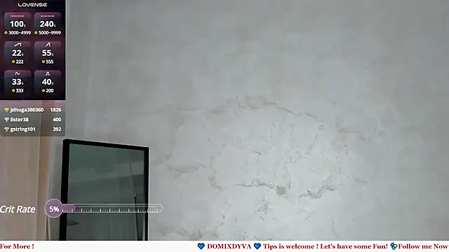 Snapshot of Domixdyva chatting on March 10, 2025, 1:23 am Domixdyva online show from March 10, 2025, 1:23 am