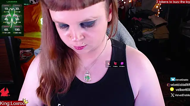 Snapshot of VelvetDiablo chatting on March 6, 2025, 3:57 am VelvetDiablo online show from March 6, 2025, 3:57 am