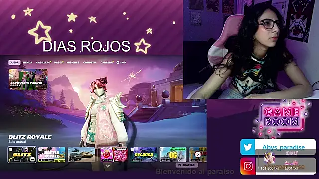 Snapshot of Abysparadise chatting on February 14, 2026, 1:28 am Abysparadise online show from February 14, 2026, 1:28 am