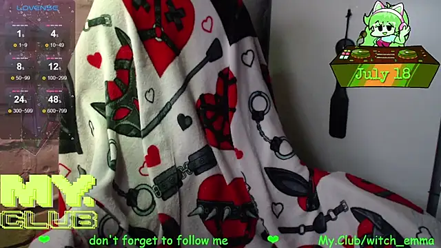 Snapshot of Witch_Emma chatting on July 18, 2026, 4:37 pm Witch Emma online show from July 18, 2026, 4:37 pm
