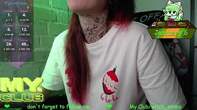 Witch Emma online show from January 5, 2026, 6:22 pm