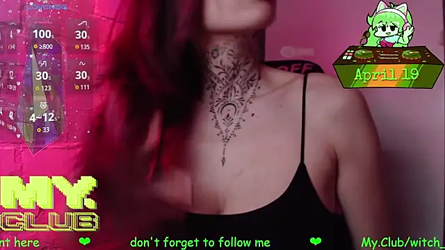 Snapshot of Witch_Emma chatting on April 19, 2026, 8:04 am Witch Emma online show from April 19, 2026, 8:04 am