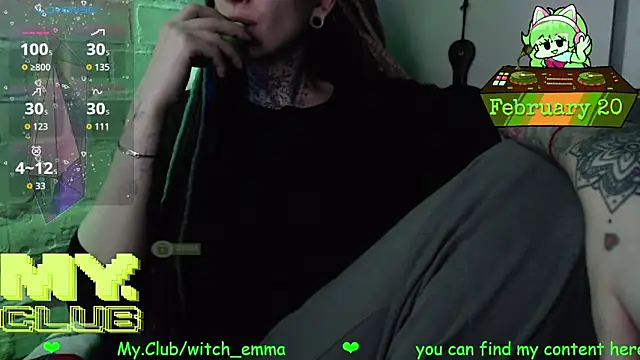 Witch Emma online show from February 20, 2026, 7:21 am