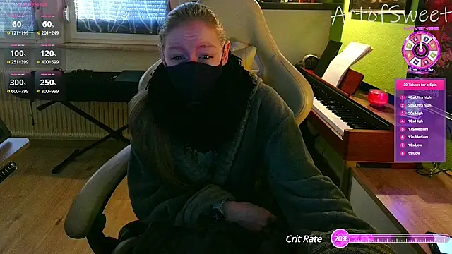 Snapshot of ArtofSweet chatting on March 8, 2025, 4:06 pm ArtofSweet online show from March 8, 2025, 4:06 pm
