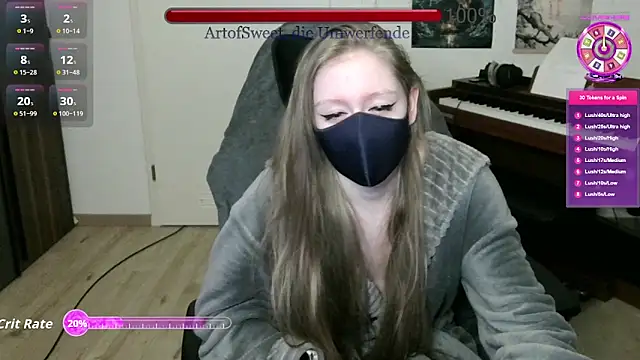 ArtofSweet online show from April 15, 2026, 7:40 pm