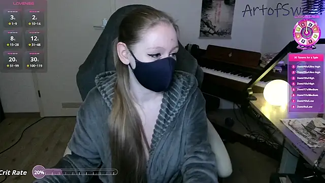 ArtofSweet online show from November 24, 2025, 7:03 pm