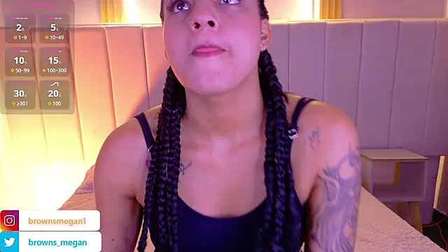 Snapshot of Megan_browns1 chatting on January 15, 2026, 1:03 pm Megan browns1 online show from January 15, 2026, 1:03 pm