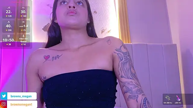 Snapshot of Megan_browns1 chatting on February 3, 2026, 1:05 pm Megan browns1 online show from February 3, 2026, 1:05 pm