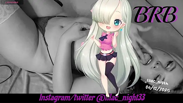 lilac night33 online show from October 4, 2025, 7:26 pm