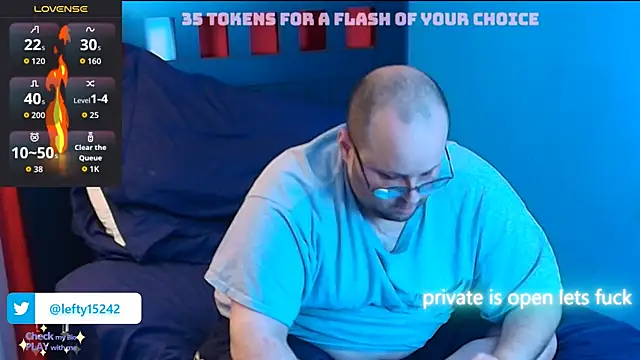 lefty15242 online show from October 24, 2025, 11:37 pm