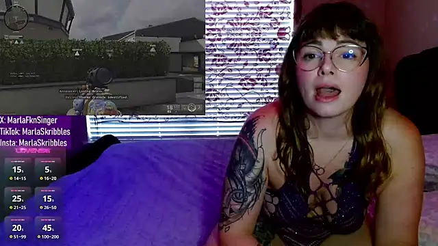 MarlaFknSinger online show from January 10, 2025, 5:56 pm