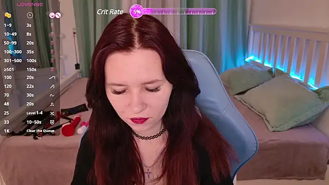 Snapshot of LissMoon chatting on January 18, 2025, 12:57 pm LissMoon online show from January 18, 2025, 12:57 pm
