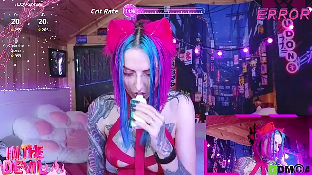 Snapshot of NekoCyber chatting on December 14, 2025, 5:02 am NekoCyber online show from December 14, 2025, 5:02 am