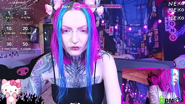 NekoCyber online show from June 14, 2026, 5:19 am