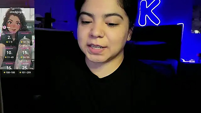 kimmiakiss22 online show from May 25, 2026, 2:22 am