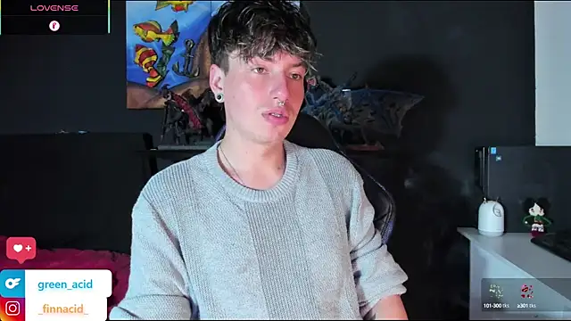 Green acid01 online show from October 21, 2025, 7:24 pm